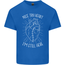 Heart Attack Recovery Survivor Kids T-Shirt Childrens Royal Blue