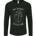 Heart Attack Recovery Survivor Mens Long Sleeve T-Shirt Black