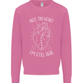 Heart Attack Recovery Survivor Mens Sweatshirt Jumper Azalea