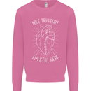 Heart Attack Recovery Survivor Mens Sweatshirt Jumper Azalea