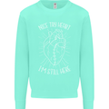 Heart Attack Recovery Survivor Mens Sweatshirt Jumper Peppermint