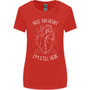 Heart Attack Recovery Survivor Womens Wider Cut T-Shirt Red