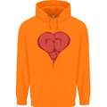 Heart Boxing Gloves Boxer MMA Muay Thai Childrens Kids Hoodie Orange