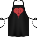 Heart Boxing Gloves Boxer MMA Muay Thai Cotton Apron 100% Organic Black