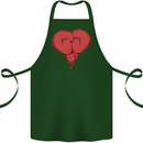 Heart Boxing Gloves Boxer MMA Muay Thai Cotton Apron 100% Organic Forest Green