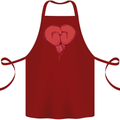 Heart Boxing Gloves Boxer MMA Muay Thai Cotton Apron 100% Organic Maroon