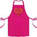Heart Boxing Gloves Boxer MMA Muay Thai Cotton Apron 100% Organic Pink