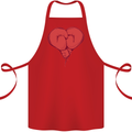 Heart Boxing Gloves Boxer MMA Muay Thai Cotton Apron 100% Organic Red