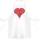 Heart Boxing Gloves Boxer MMA Muay Thai Cotton Apron 100% Organic White