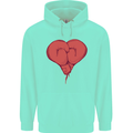 Heart Boxing Gloves Boxer MMA Muay Thai Mens 80% Cotton Hoodie Peppermint