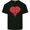 Heart Boxing Gloves Boxer MMA Muay Thai Mens Cotton T-Shirt Tee Top Black