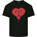 Heart Boxing Gloves Boxer MMA Muay Thai Mens Cotton T-Shirt Tee Top Black