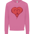 Heart Boxing Gloves Boxer MMA Muay Thai Mens Sweatshirt Jumper Azalea