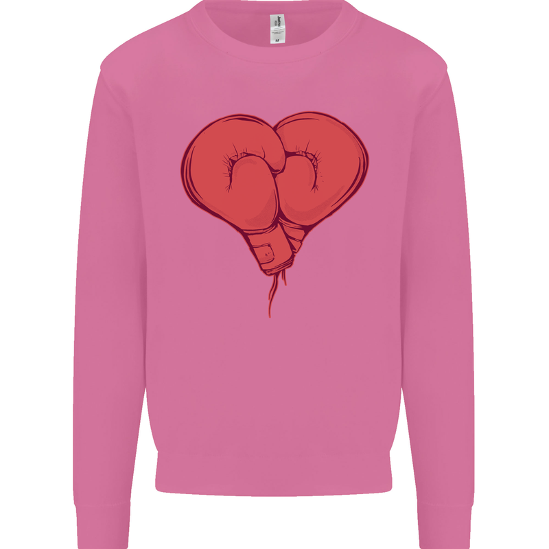 Heart Boxing Gloves Boxer MMA Muay Thai Mens Sweatshirt Jumper Azalea