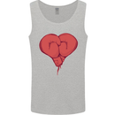 Heart Boxing Gloves Boxer MMA Muay Thai Mens Vest Tank Top Sports Grey