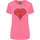 Heart Boxing Gloves Boxer MMA Muay Thai Womens Wider Cut T-Shirt Azalea