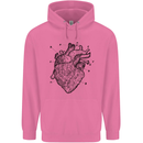 Heart Diagram Childrens Kids Hoodie Azalea