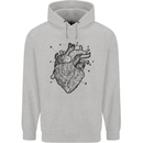 Heart Diagram Childrens Kids Hoodie Sports Grey