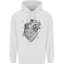 Heart Diagram Childrens Kids Hoodie White