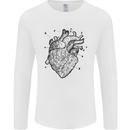 Heart Diagram Mens Long Sleeve T-Shirt White