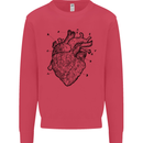 Heart Diagram Mens Sweatshirt Jumper Heliconia