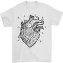 Heart Diagram Mens T-Shirt 100% Cotton White