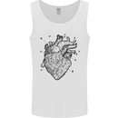 Heart Diagram Mens Vest Tank Top White