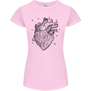 Heart Diagram Womens Petite Cut T-Shirt Light Pink