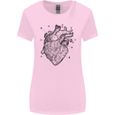 Heart Diagram Womens Wider Cut T-Shirt Light Pink