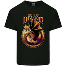 Heart of the Dragon Fantasy Kids T-Shirt Childrens Black