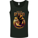 Heart of the Dragon Fantasy Mens Vest Tank Top Black