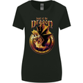 Heart of the Dragon Fantasy Womens Wider Cut T-Shirt Black