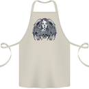 Heaven & Hell Angel Skull Day of the Dead Cotton Apron 100% Organic Natural