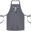 Heaven & Hell Angel Skull Day of the Dead Cotton Apron 100% Organic Steel