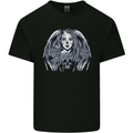 Heaven & Hell Angel Skull Day of the Dead Kids T-Shirt Childrens Black