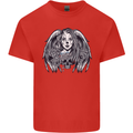 Heaven & Hell Angel Skull Day of the Dead Kids T-Shirt Childrens Red
