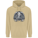 Heaven & Hell Angel Skull Day of the Dead Mens 80% Cotton Hoodie Sand