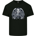 Heaven & Hell Angel Skull Day of the Dead Mens Cotton T-Shirt Tee Top Black