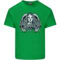 Heaven & Hell Angel Skull Day of the Dead Mens Cotton T-Shirt Tee Top Irish Green