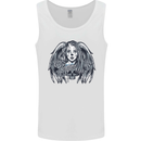 Heaven & Hell Angel Skull Day of the Dead Mens Vest Tank Top White