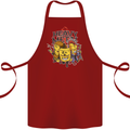 Heavy Metal Chemistry Periodic Table Cotton Apron 100% Organic Maroon