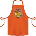 Heavy Metal Chemistry Periodic Table Cotton Apron 100% Organic Orange