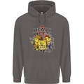 Heavy Metal Chemistry Periodic Table Mens 80% Cotton Hoodie Charcoal
