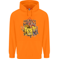Heavy Metal Chemistry Periodic Table Mens 80% Cotton Hoodie Orange