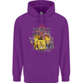 Heavy Metal Chemistry Periodic Table Mens 80% Cotton Hoodie Purple