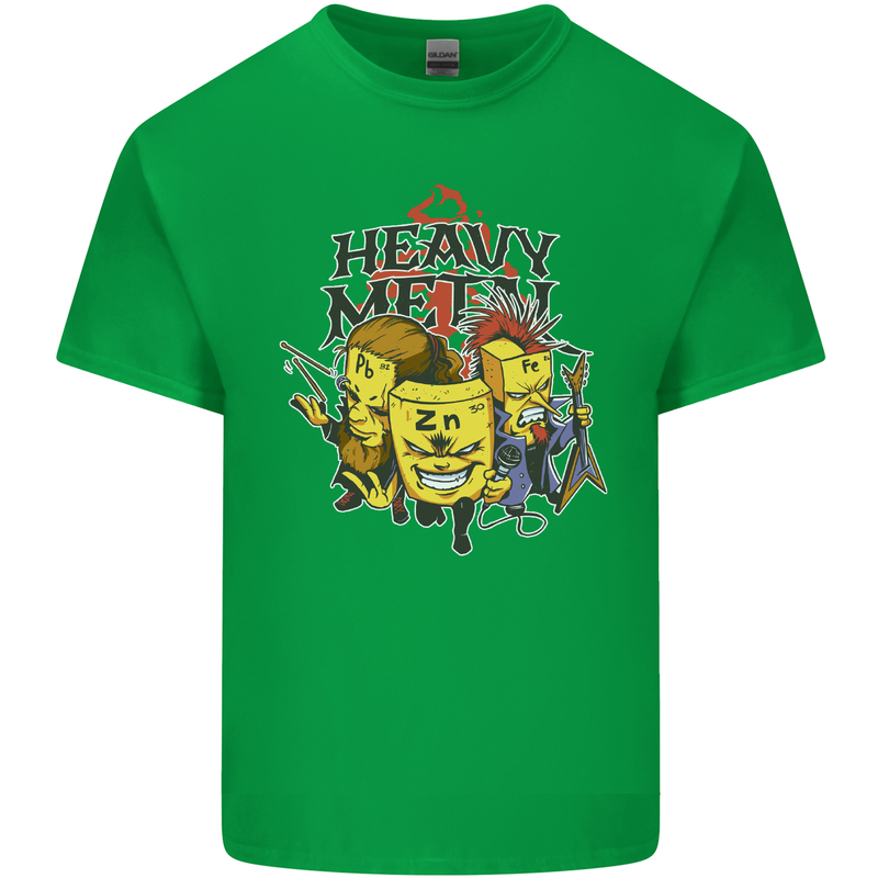 Heavy Metal Chemistry Periodic Table Mens Cotton T-Shirt Tee Top Irish Green