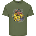 Heavy Metal Chemistry Periodic Table Mens Cotton T-Shirt Tee Top Military Green