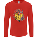 Heavy Metal Chemistry Periodic Table Mens Long Sleeve T-Shirt Red