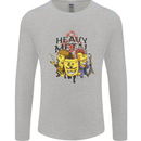 Heavy Metal Chemistry Periodic Table Mens Long Sleeve T-Shirt Sports Grey