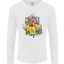 Heavy Metal Chemistry Periodic Table Mens Long Sleeve T-Shirt White